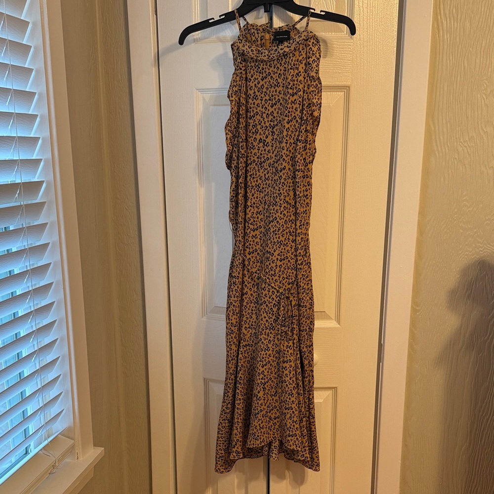 Leopard Print Maxi Dress